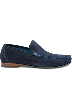 Loake Suede Slip On Shoes
