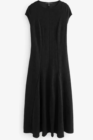 Next Cap Sleeve Jacquard Midi Dress54