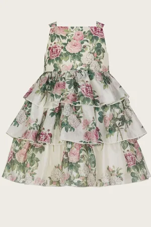 Monsoon Baby Raye Floral Organza Tiered Dress9298cm