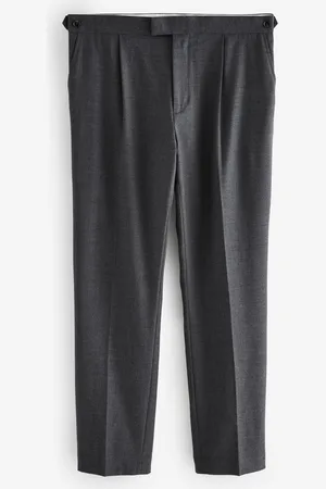 Next Wool Rich Textured Formal Trousers28s