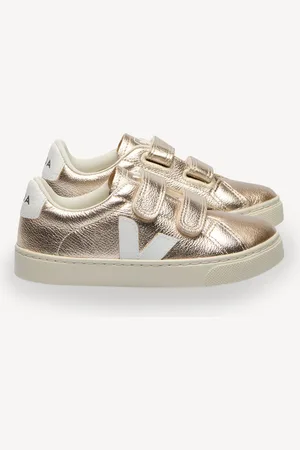 Veja Small Gold Espadrilles7.5