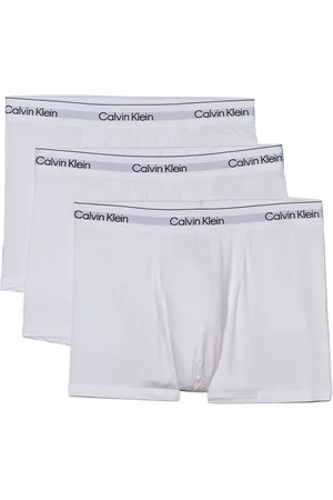 Calvin Klein Black/Blue 3 Pack Boxers Trunks - Ikon Bomuld StrækX-Small