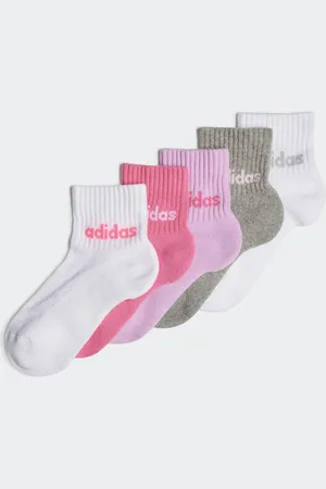 adidas Kids Linear Ankle Socks 5 Pairs12.5-1
