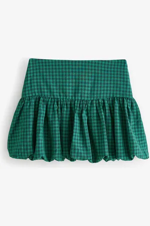 Next Bubble Hem Mini 100% Cotton Skirt46 XL høj