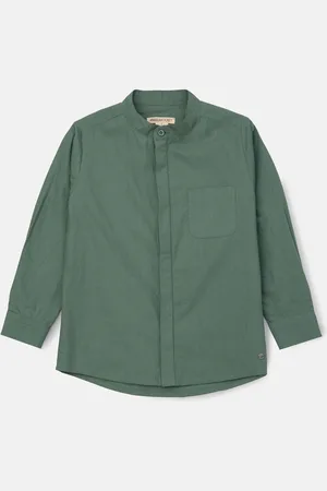 Angel & Rocket Omar Mandrin Collar Smart 100% Cotton Shirt7 år (122cm)