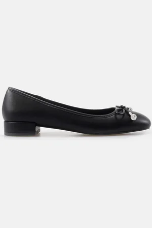 Novo Chioggia Low Heel Emeblished Bow Ballerina Shoes