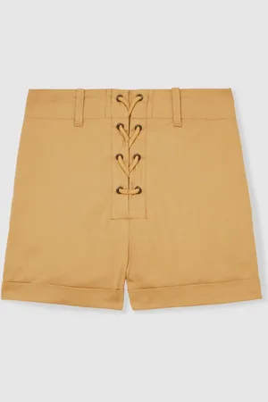 Reiss Clement Cotton Lace-Up Shorts146152cm