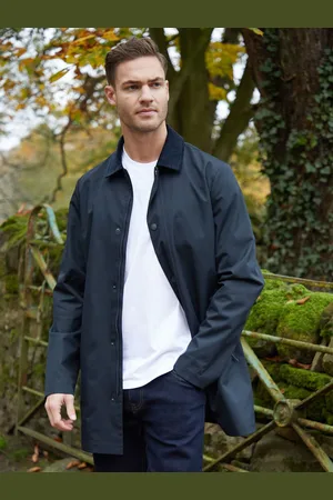 Threadbare Showerproof Longline Corduroy Collar Macmedium