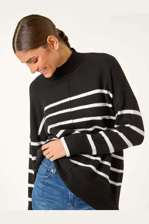 Roman Relaxed Stripe Soft Knit Jumper40