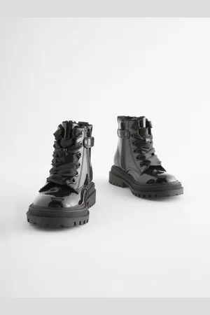 Next Chunky Lace-Up Ankle Boots