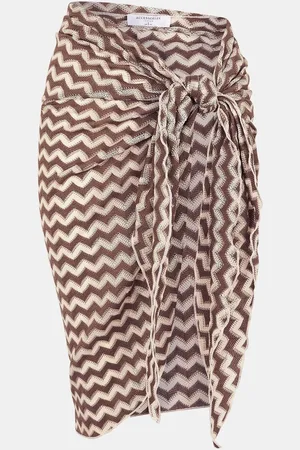 Accessorize Zigzag Knit Sarong Cover-Upmedium