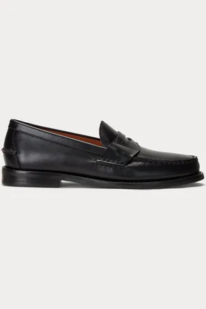 Ralph Lauren Leather Alston Pony Loafers