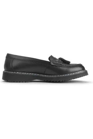 Start Rite Start-Rite Infinity Leather Slip On Chunky Sole Hyttesko School Sko - F & G Fit