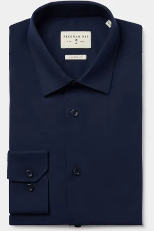 Peckham Rye Poplin Langærmet 100% Bomuld Skjorter42cm R (UK 16.5 R)