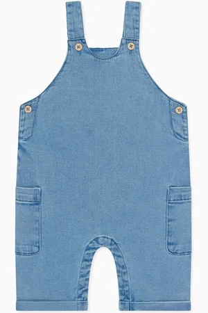 Mori Denim Blue Chambray Dungarees7480cm
