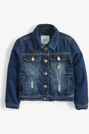 Next Denim Hjerte Western 100% Bomuld Jakke (3-16år)9 år (134cm)