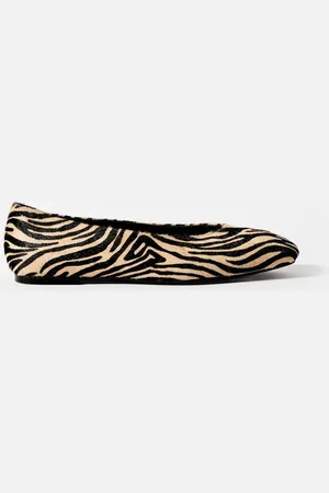 mint&berry Codi Neutral Zebra Print Pumpseu355
