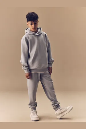 Next Smart Popper Neck Hoodie and Joggers Set (3-16yrs)8 år ( 128 cm)