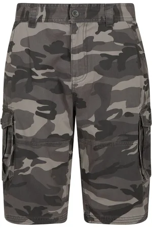 Mountain Warehouse Herre Camo 100% Bomuld Letvægts Cargo Shorts30