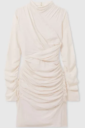 Reiss Kitty Ruched Mini Dress34