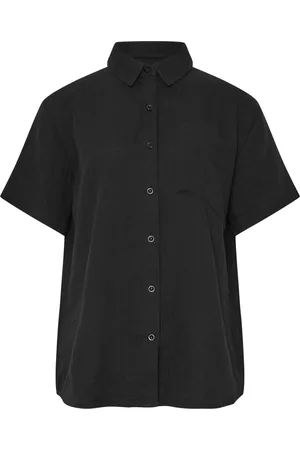 Long Tall Sally Cheesecloth Short Sleeve 100% Cotton Shirt44høj