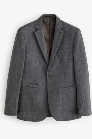 Next Wool Rich Herringbone Blazer48 R