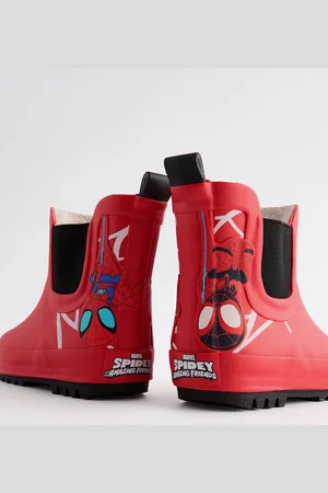 Next Spidey and Friends Warm Lined Ankle Wellies