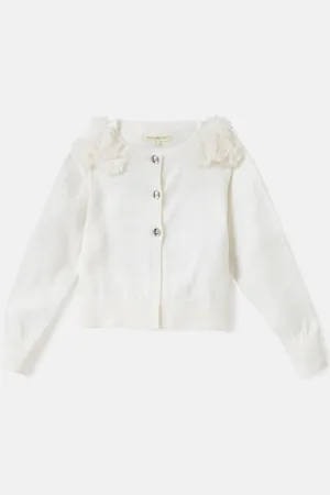 Angel & Rocket 100% bomuldsblomst Cardigan2 - 3 år (92 - 98cm)