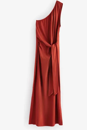 Next One Shoulder Summer Midi Dress54