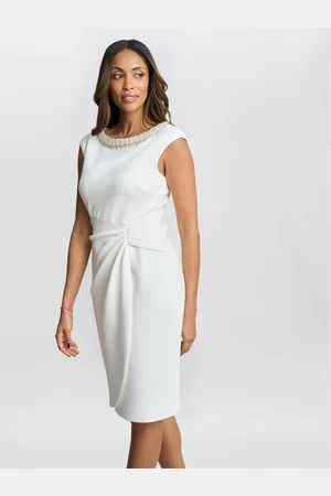 Gina Bacconi Sansa Wrap Dress With Beaded Neck42