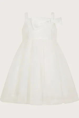 Monsoon Baby Betty Bow Twill Dress8692cm