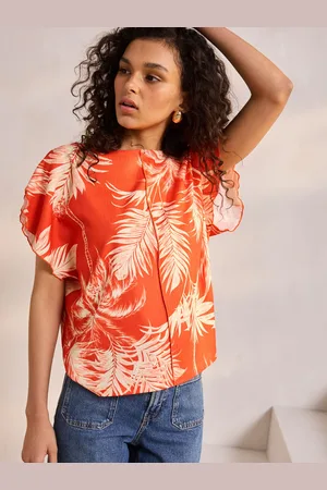Next Flutter Sleeve Textured Smart Top44lille