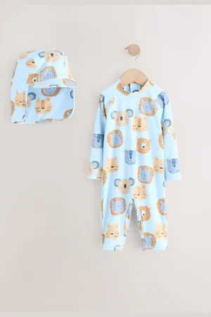 Next Sunsafe Swimsuit and Hat Set (3mths-7yrs)5 - 6 år (110 - 116cm)