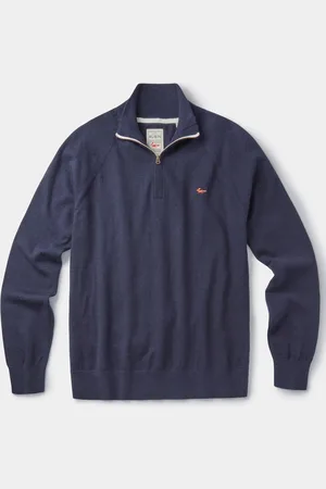 Aubin Bonby Quarter Zip Cotton JumperM