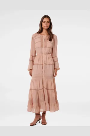 Forever New Frankie Lace Trim Dress36