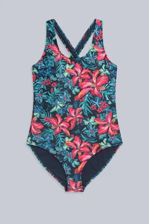 Animale Womens Mia Cross Back Printed Swimsuit44