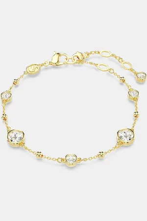 Swarovski Guld Stone Rund Cut Imber ArmbåndM