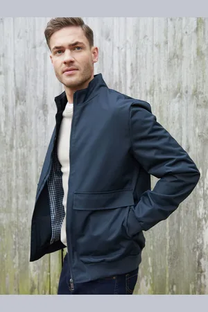Threadbare Patch Pocket Funnel Neck Harrington Style Jacket