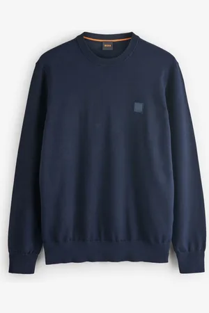 HUGO BOSS Regular Fit Logo Patch Cashmere JumperS