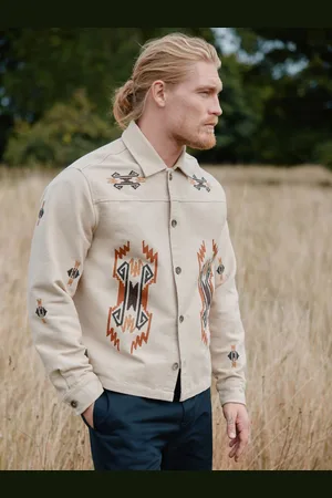 Next 100% Cotton Navajo Style Embroidered ShacketXXL