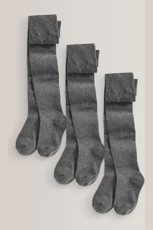 Next 3 Pak bomuldsrige skoletights7 - 8 år (122 - 128cm)
