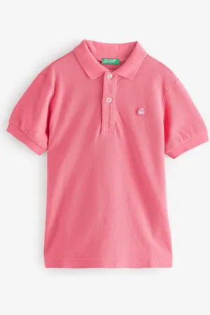 Benetton Boys Pique 100% Cotton Polo Shirt8 - 9 år (128 - 134cm)