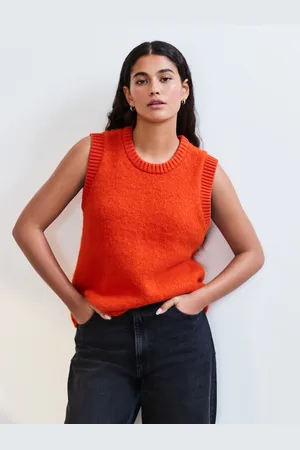 Next Soft Touch Sleeveless Knitted Vest Tank Top Jumper with WoolL Reg