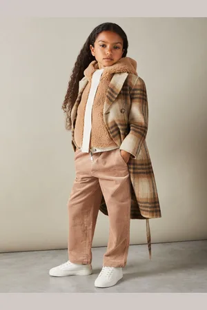 Reiss Maeve Checked Wool Blend Blindseam Coat8 - 9 år (128 - 134cm)