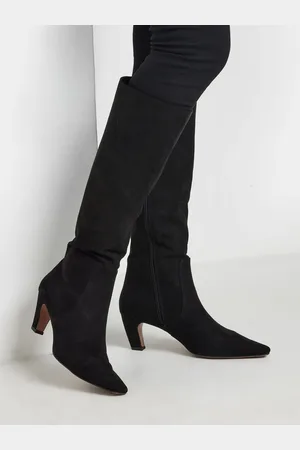 Long Tall Sally Knee Micro Kitten Knee High Boots