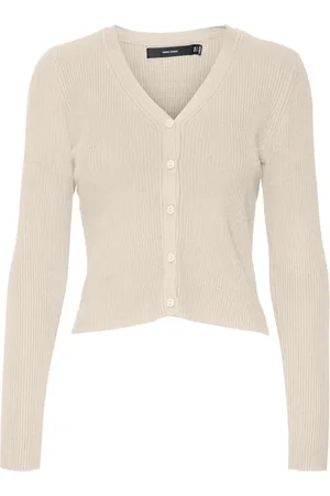 VERO MODA V Neck Rib Knitted CardiganXL 14
