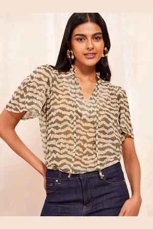 Friends Like These Kortærmet Slips Neck Bluse44