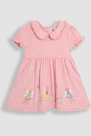 JoJo Maman Bébé Fairy Appliqué Peter Pan Collar Dress8086cm