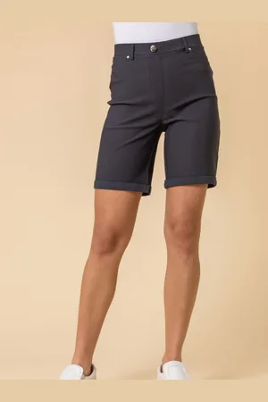 Roman Turned Hem Stretch Shorts42