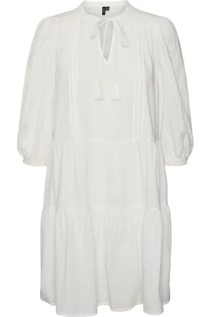 VERO MODA 3/4 Puff Sleeve Smock Short DressM 10